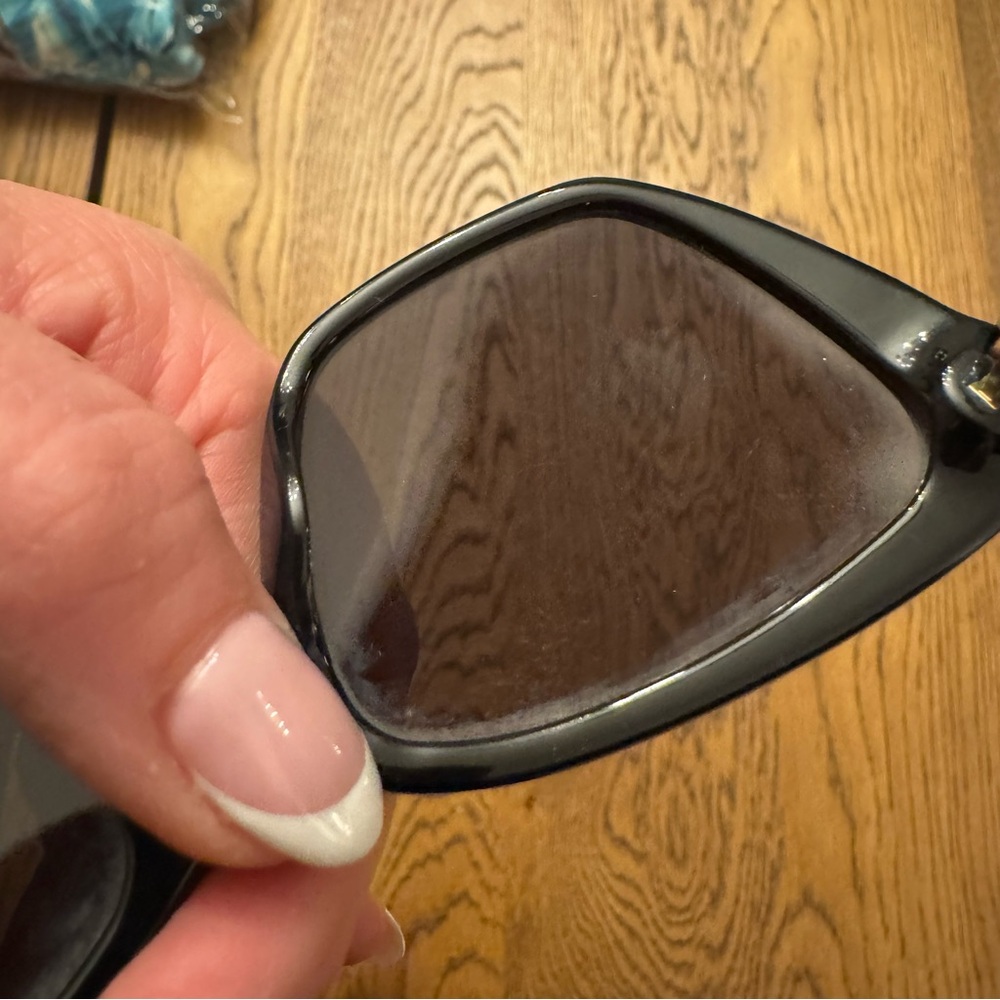 Kate Spade Black Cat-Eye Sunglasses Lucca polarized - Picture 10 of 16